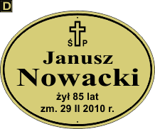 Tablice natrumienne Katolickie - wzór D