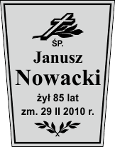 Tablice natrumienne Katolickie - wzór DK
