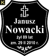 Tablice natrumienne Katolickie - wzór K