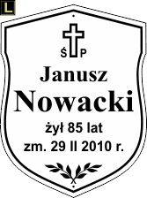 Tablice natrumienne Katolickie - wzór L
