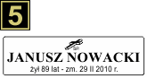 Tabliczki urnowe Katolickie - wzór B5