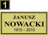 Tabliczki urnowe Katolickie - wzór Z1