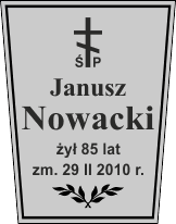 Tablice natrumienne Prawosławne - wzór DK