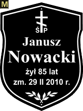 Tablice natrumienne Prawosławne - wzór M