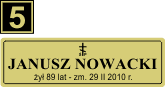 Tabliczki urnowe Prawosławne - wzór Z5