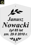 Tablice natrumienne Świeckie - wzór G