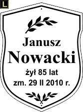Tablice natrumienne Świeckie - wzór L