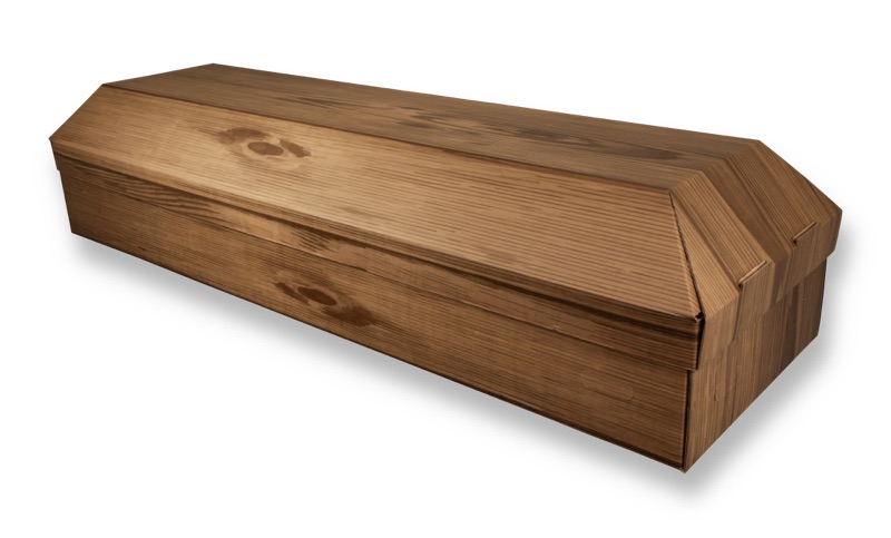 Trumna Kremacyjna kartonowa ECO ciemna - GK-02